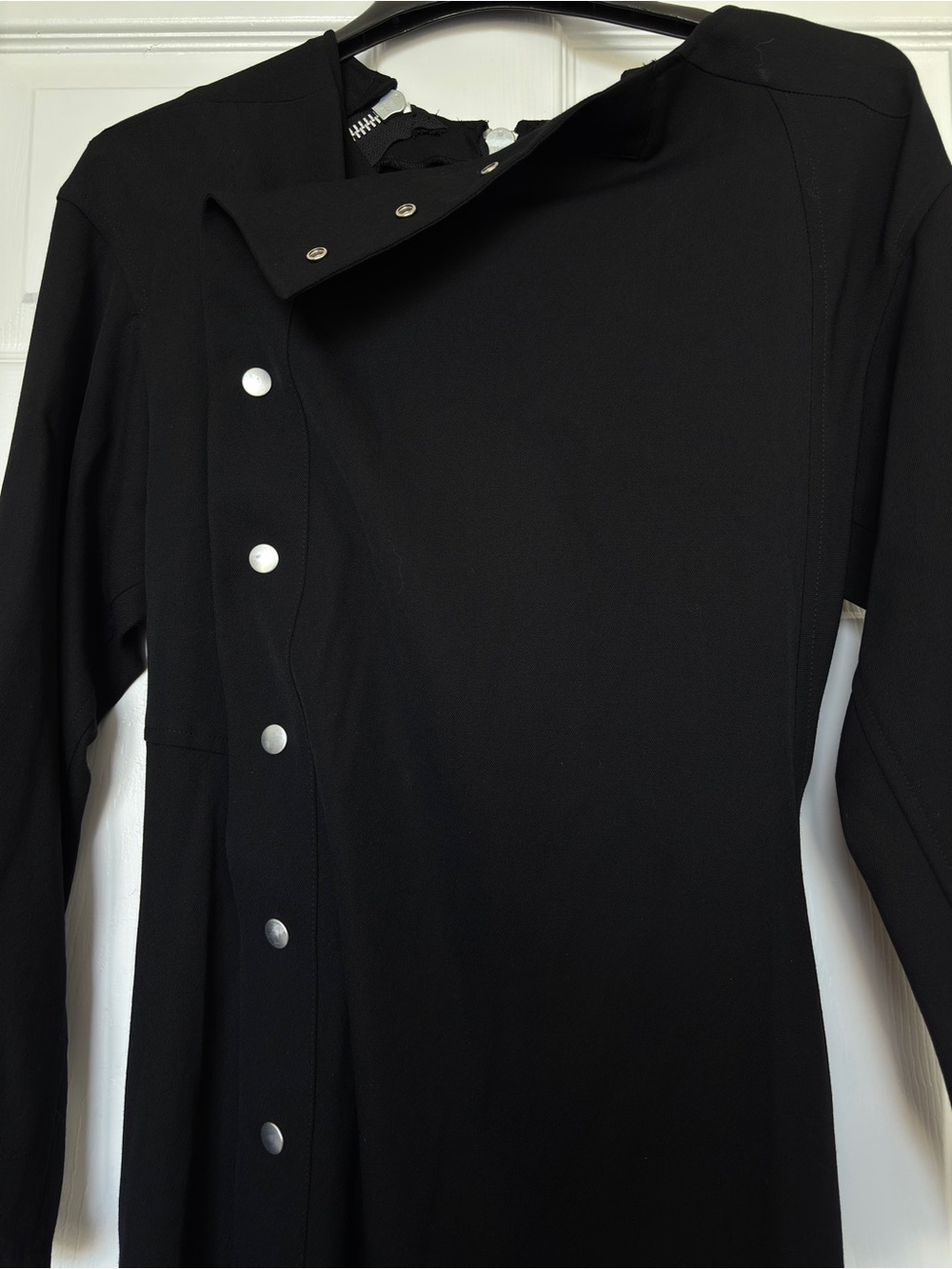 Yohji Yamamoto Vintage Black Convertible Long Coat Maxi Dress NWT Size Small - Picture 13 of 16